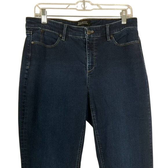 Talbots Flawless Five-Pocket Jeans, Straight Curvy, size 8 - Picture 2 of 10
